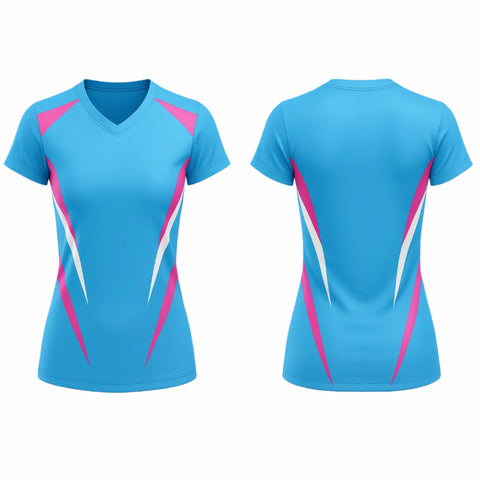 VJ226 Custom Light Blue Volleyball Jersey-Adult & Youth Unisex