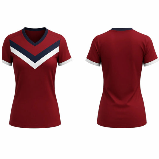 VJ227 Custom Maroon Volleyball Jersey-Adult & Youth Unisex