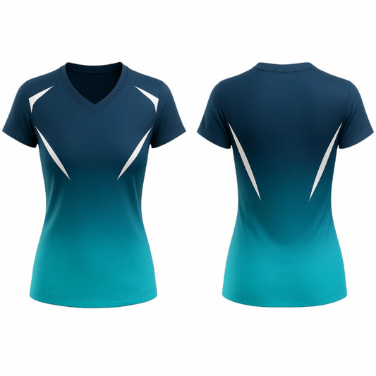 VJ228 Custom Teal Volleyball Jersey-Adult & Youth Unisex
