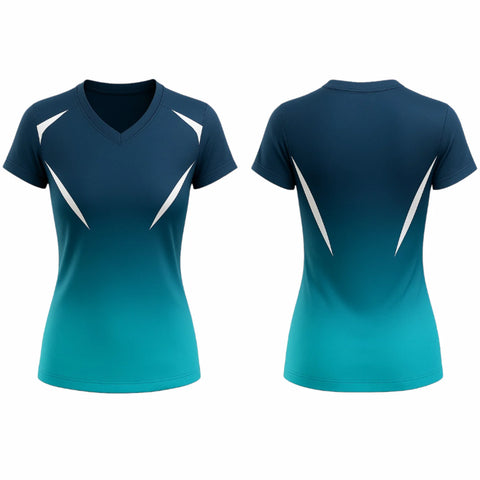 VJ228 Custom Teal Volleyball Jersey-Adult & Youth Unisex