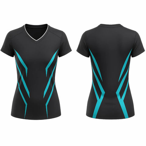 VJ229 Custom Black Volleyball Jersey-Adult & Youth Unisex