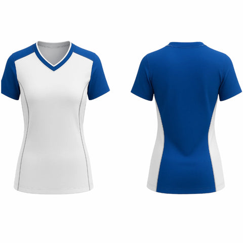 VJ232 Custom White Volleyball Jersey-Adult & Youth Unisex