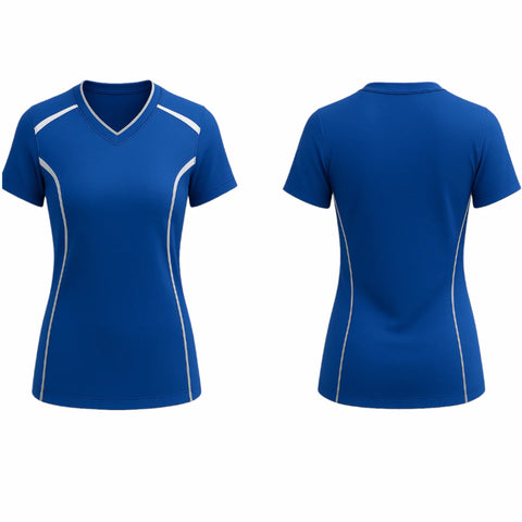 VJ234 Custom Blue Volleyball Jersey-Adult & Youth Unisex