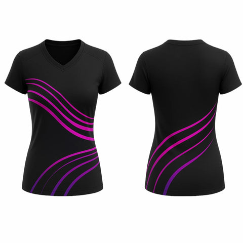 VJ235 Custom Black Volleyball Jersey-Adult & Youth Unisex