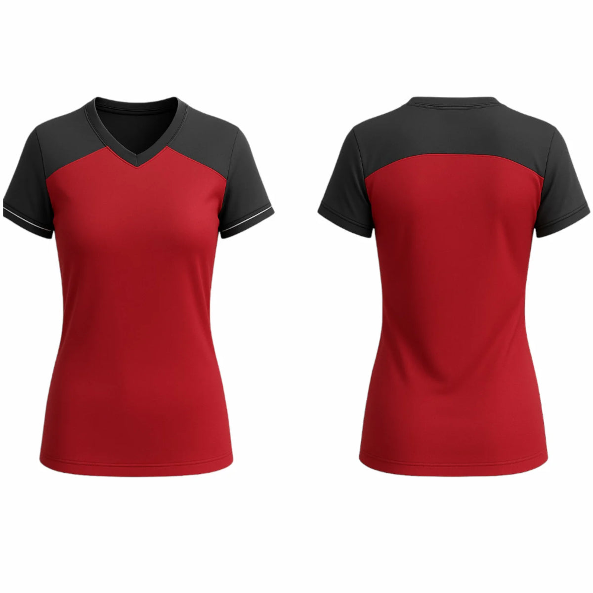 VJ237 Custom Red Volleyball Jersey-Adult & Youth Unisex