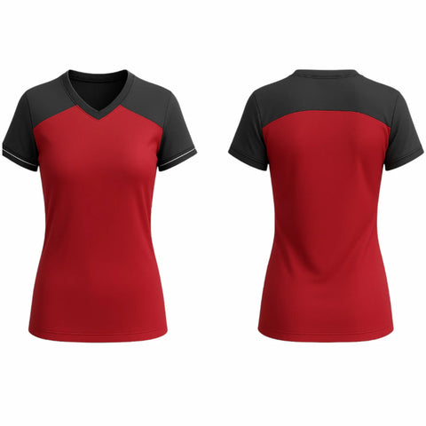VJ237 Custom Red Volleyball Jersey-Adult & Youth Unisex