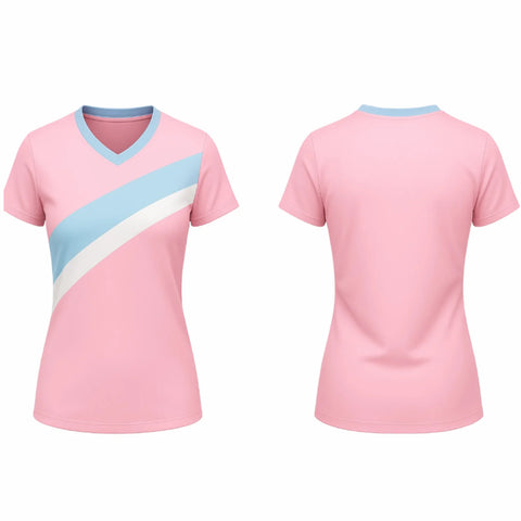 VJ243 Custom Pink Volleyball Jersey-Adult & Youth Unisex