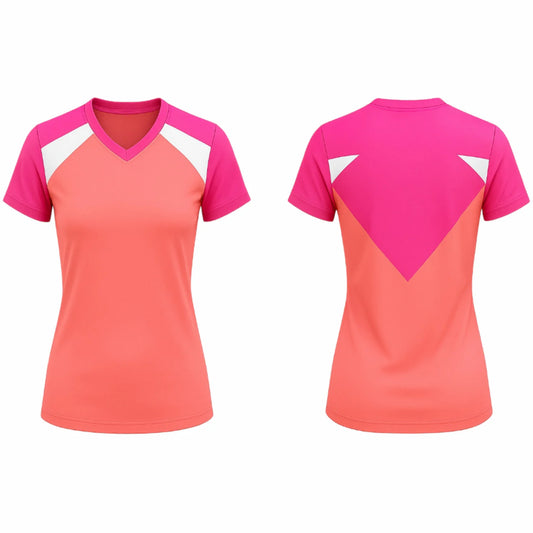 VJ244 Custom Coral Volleyball Jersey-Adult & Youth Unisex