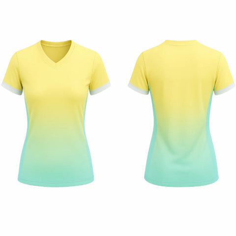 VJ245 Custom Yellow Volleyball Jersey-Adult & Youth Unisex