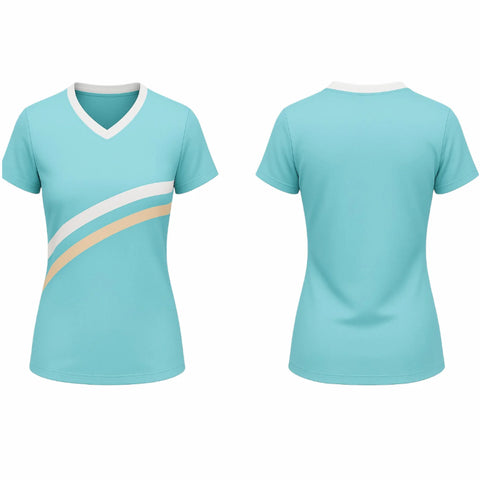VJ246 Custom Aqua Volleyball Jersey-Adult & Youth Unisex