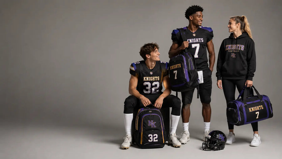 Custom Football Team Bags & Backpacks