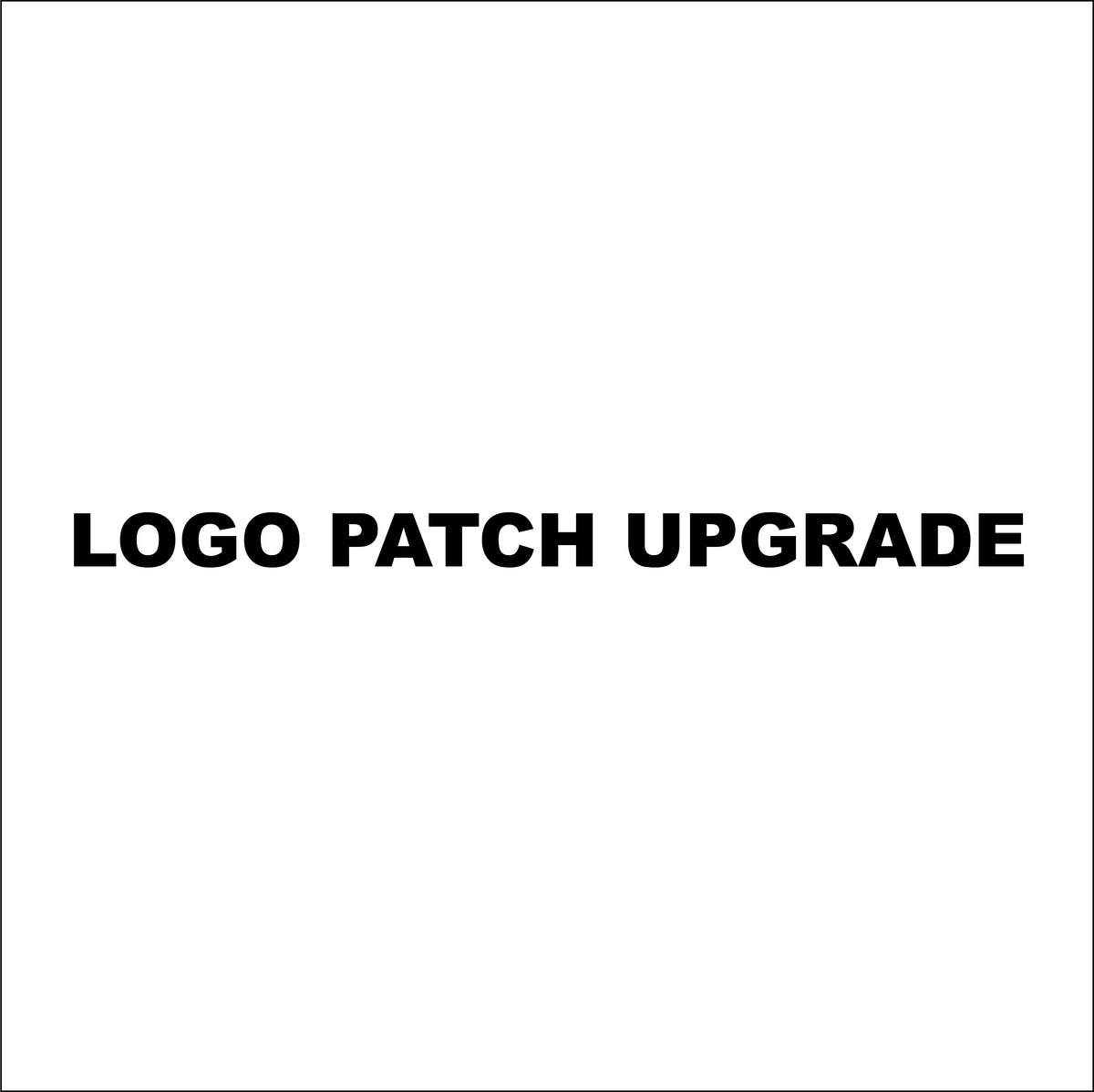 Logo Patch Upgrade