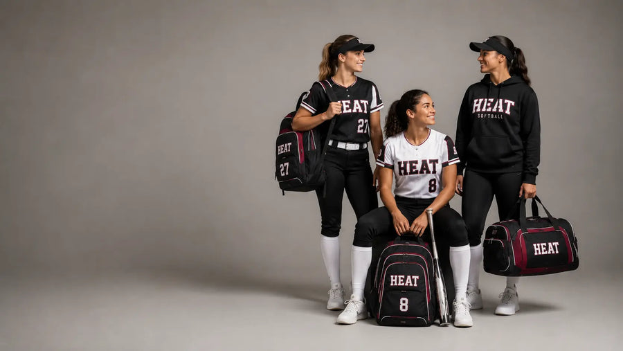 Custom Softball Team Bags & Backpacks