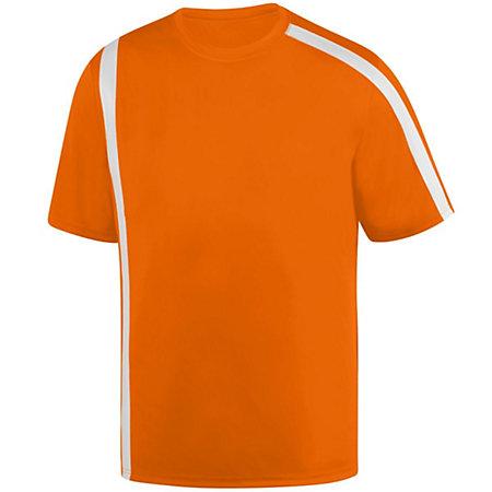 Camiseta de fútbol y pantalones cortos para niños tercera equipación de ataque naranja potencia / blanco