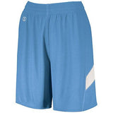 Ladies Dual-Side Single Ply Shorts University Blue/white Basketball Jersey &