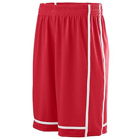 Winning Streak Shorts Rojo / blanco Camiseta de baloncesto para mujer única y