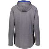 Ladies Zoe Tonal Heather Full Zip Hoodie Basketball Single Jersey & Shorts
