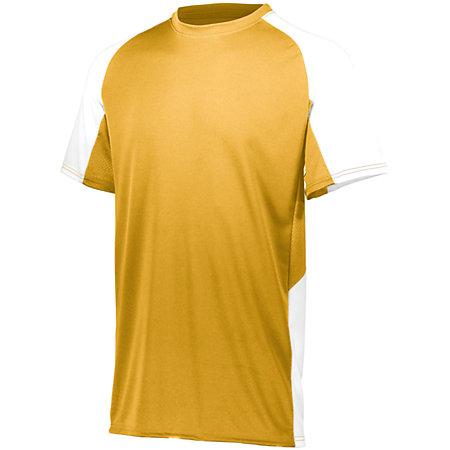 Youth Cutter Jersey Athletic Gold/white Single Soccer & Shorts