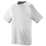 Youth Wicking Color Block Jersey White/white Single Soccer & Shorts