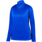 Ladies Wicking Fleece Pullover Royal Softball