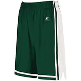 Ladies Legacy Basketball Shorts Dark Green/white Single Jersey &