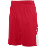 Alley-Oop Reversible Shorts Red/white Adult Basketball Single Jersey &