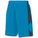 Shorts Block Out para jóvenes Power Blue / slate Basketball Single Jersey &