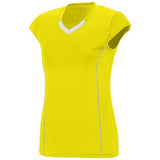 Softbol femenino Blash Jersey Power Softball amarillo / blanco