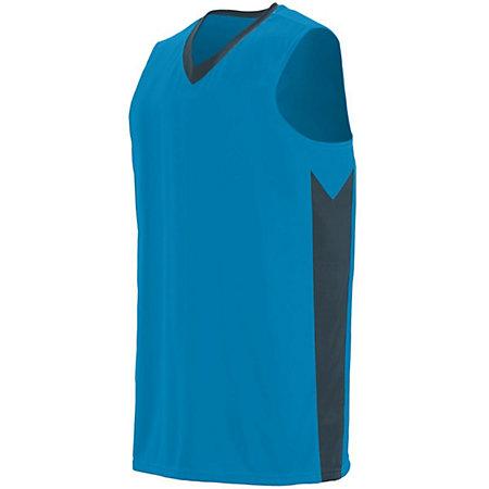 Youth Block Out Jersey Power Blue/slate Basketball Single & Shorts