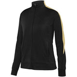 Ladies Medalist Jacket 2.0 Black/vegas Gold Softball