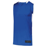 Step-Back Basketball Jersey Royal/white Adult Single & Shorts