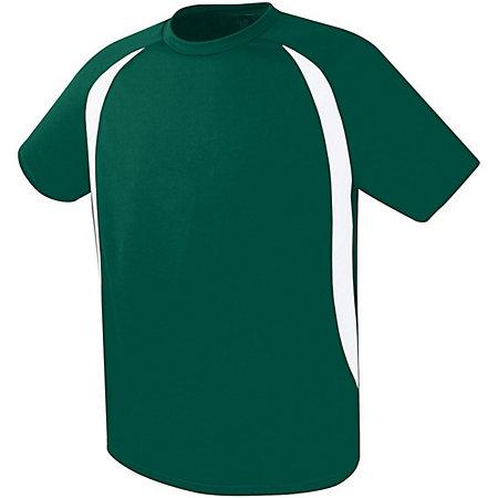 Youth Liberty Soccer Jersey Forest/white Single & Shorts