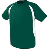 Youth Liberty Soccer Jersey Forest/white Single & Shorts