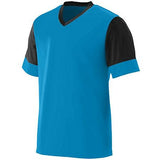 Youth Lightning Jersey Power Blue/black Single Soccer & Shorts