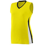 Girls Tornado Jersey Power Yellow/black/white Softball
