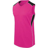 Ladies Dynamite Jersey Raspberry/black/white Softball