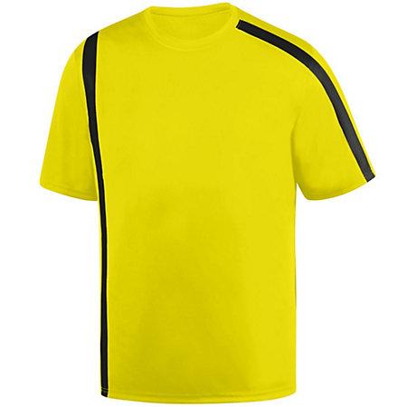Youth Attacking Third Jersey Power Yellow/black Single Soccer & Shorts