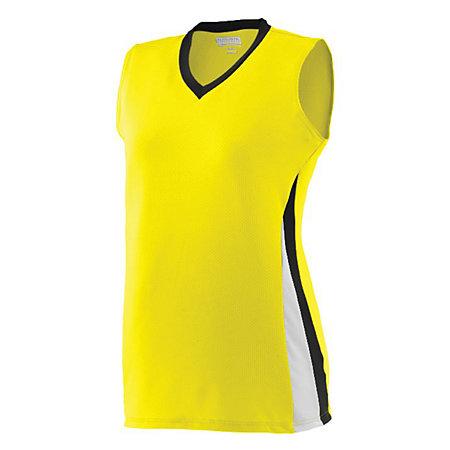 Ladies Tornado Jersey Power Yellow/black/white Softball