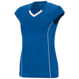 Girls Lash Jersey Royal / white Youth Volleyball