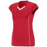 Girls Lash Jersey Red / white Voleibol juvenil