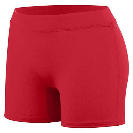 Shorts Enthuse para damas Voleibol rojo para adultos