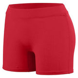 Ladies Enthuse Shorts Red Adult Volleyball