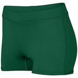 Ladies Dare Shorts Dark Green Adult Volleyball