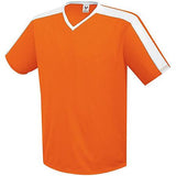 Youth Genesis Soccer Jersey Orange/white Single & Shorts