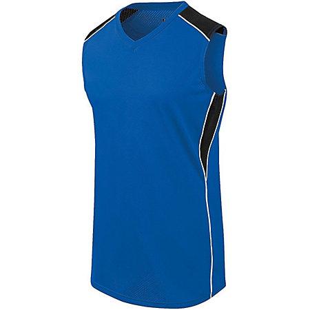 Ladies Dynamite Jersey Royal/black/white Softball