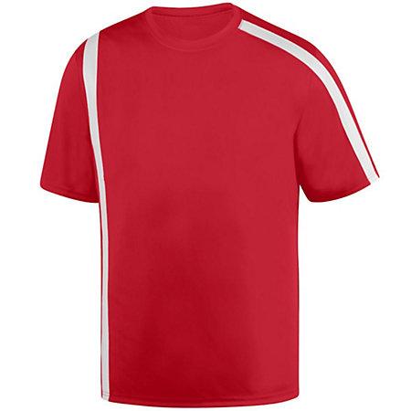 Youth Attacking Third Jersey Red/white Single Soccer & Shorts