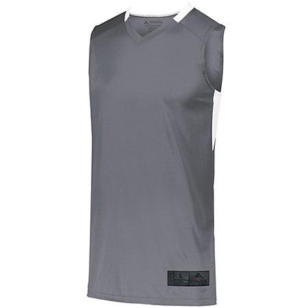 Step-Back Basketball Jersey Graphite/white Adult Single & Shorts