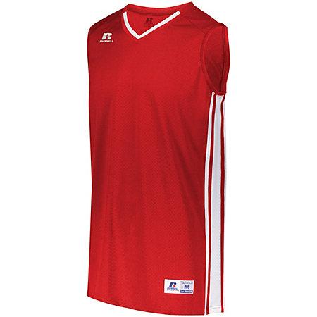 Camiseta de baloncesto Legacy para jóvenes True Red / white Single & Shorts