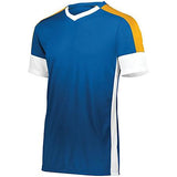 Camiseta de fútbol Wembley para jóvenes Royal / blanco / atlético Dorado individual y pantalones cortos