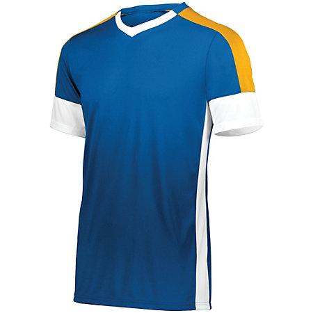 Youth Wembley Soccer Jersey Royal/white/athletic Gold Single & Shorts